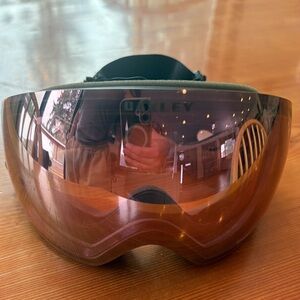 Luxury Oversized Mirrored Ski Goggles – Rose Gold Lens | Unisex